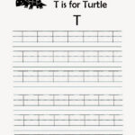 Kindergarten Worksheets: Printable Tracing Worksheets Intended For Letter T Tracing Printable