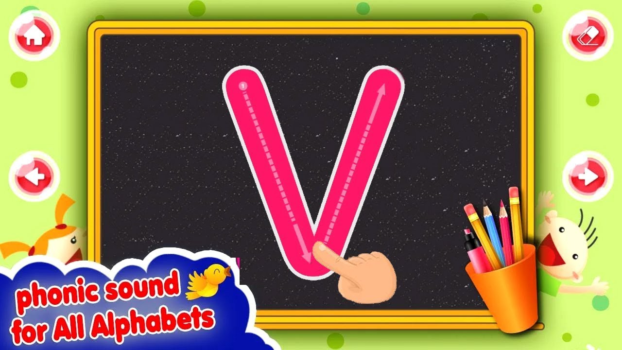 Learn Alphabets A To Z With Abc 123 Tracing For Toddlers Preschool  Educational Game For Kids throughout Abc 123 Tracing