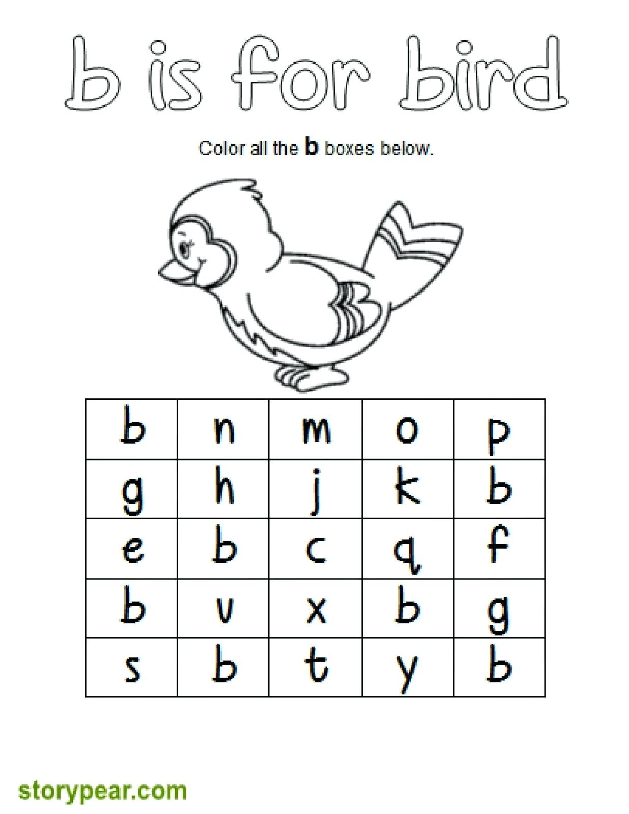 Letter A Worksheets For 3 Year Olds Worksheets For 3 Year throughout Letter B Worksheets For 3 Year Olds