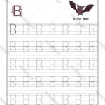 Letter B Alphabet Tracing Book With Example And Inside B Letter Tracing