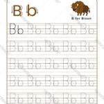 Letter B Alphabet Tracing Book With Example And With Regard To Alphabet Tracing With Arrows