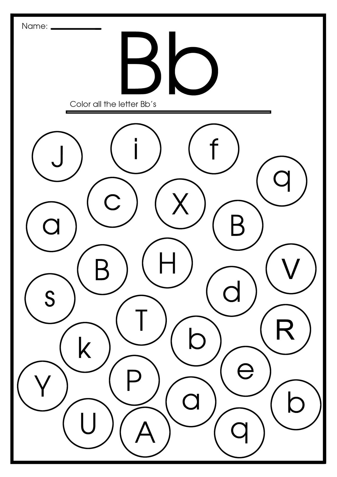 Letter B Worksheets, Flash Cards, Coloring Pages throughout Letter Worksheets B