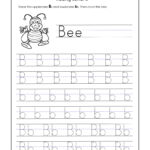 Letter B Worksheets For Kindergarten – Trace Dotted Letters Within Letter B Worksheets For Kindergarten