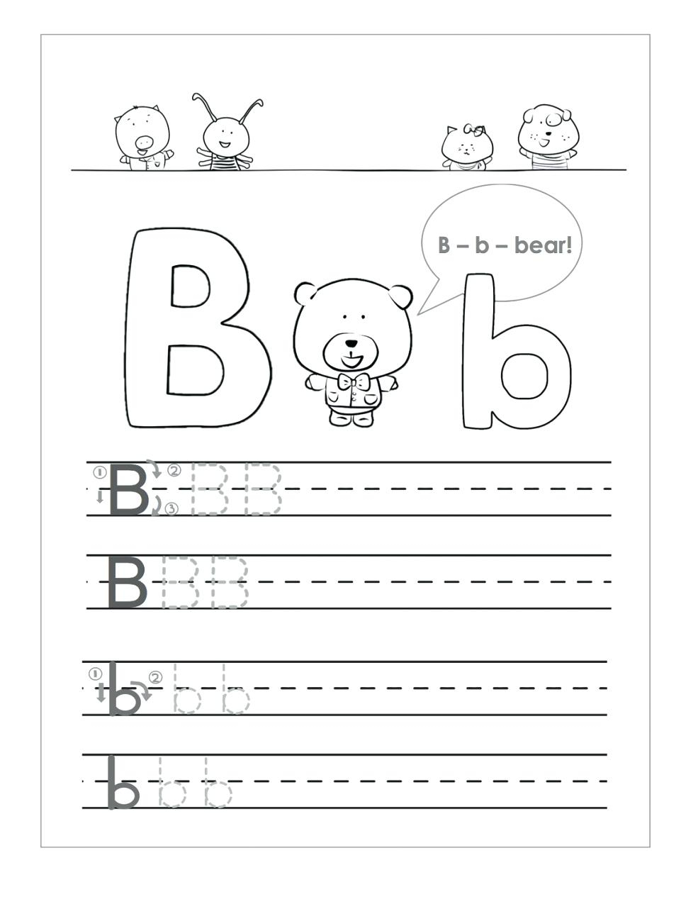 Letter B Worksheets To Printable. Letter B Worksheets within Letter B Worksheets For 3 Year Olds