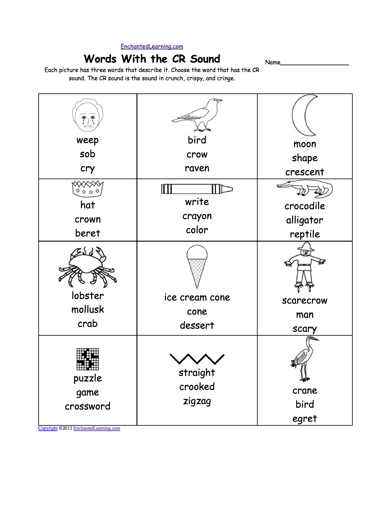 Letter C Alphabet Activities At Enchantedlearning regarding Letter C Worksheets For Grade 1