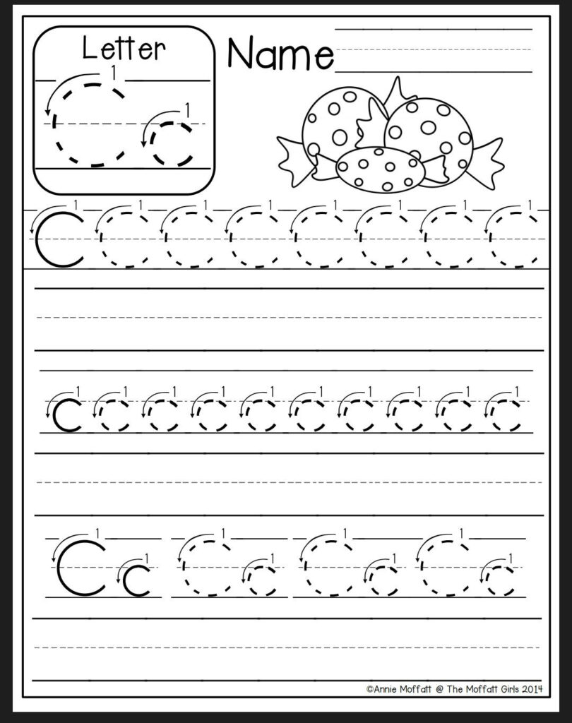 Letter C Worksheet | Preschool Writing, Alphabet Preschool Regarding Letter C Worksheets For Pre K