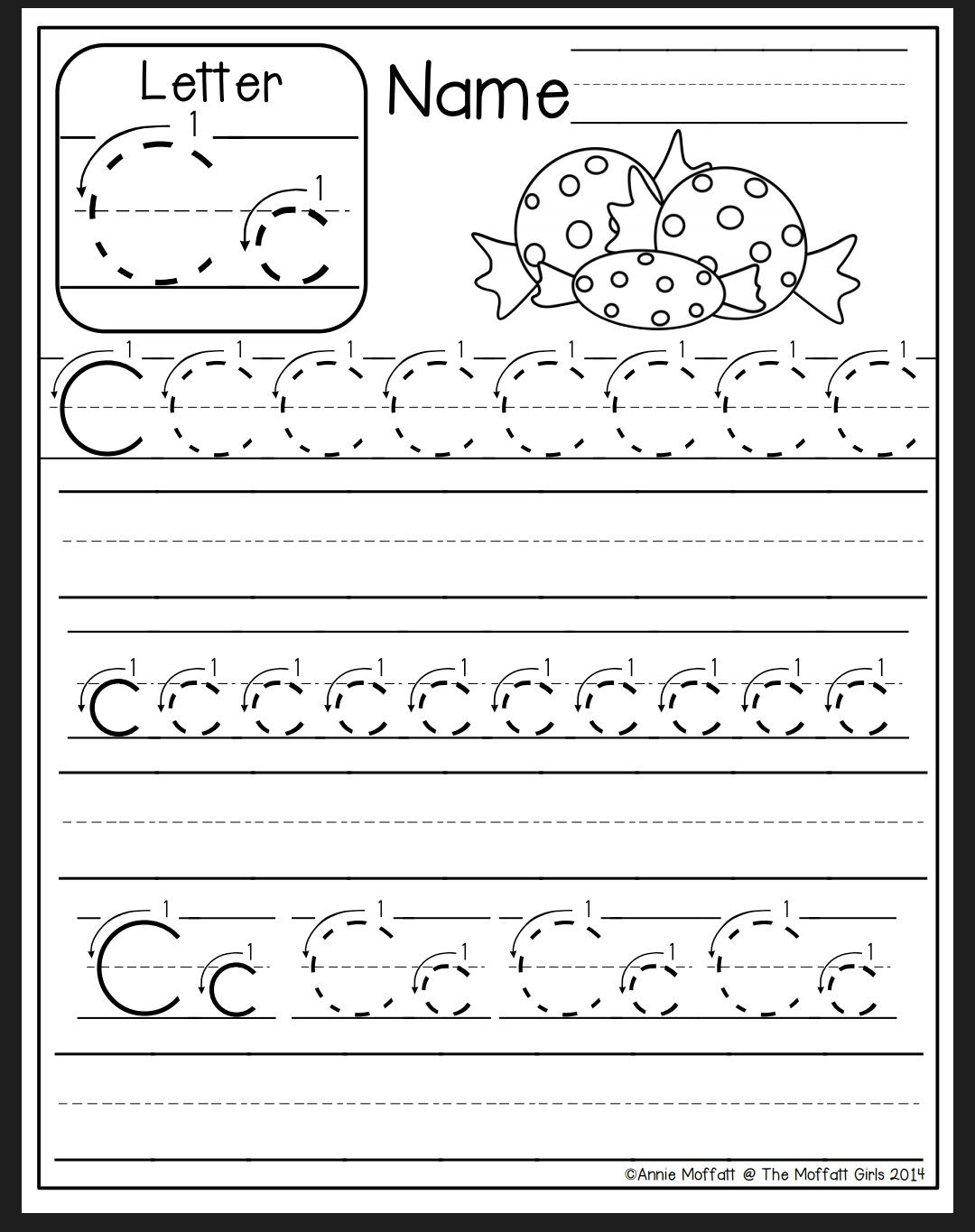 Letter C Worksheet | Preschool Writing, Alphabet Preschool regarding Letter C Worksheets For Pre K
