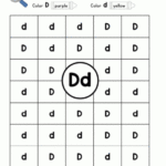 Letter D: Letter Detective Uppercase & Lowercase Visual Throughout Letter D Worksheets For Kindergarten Pdf