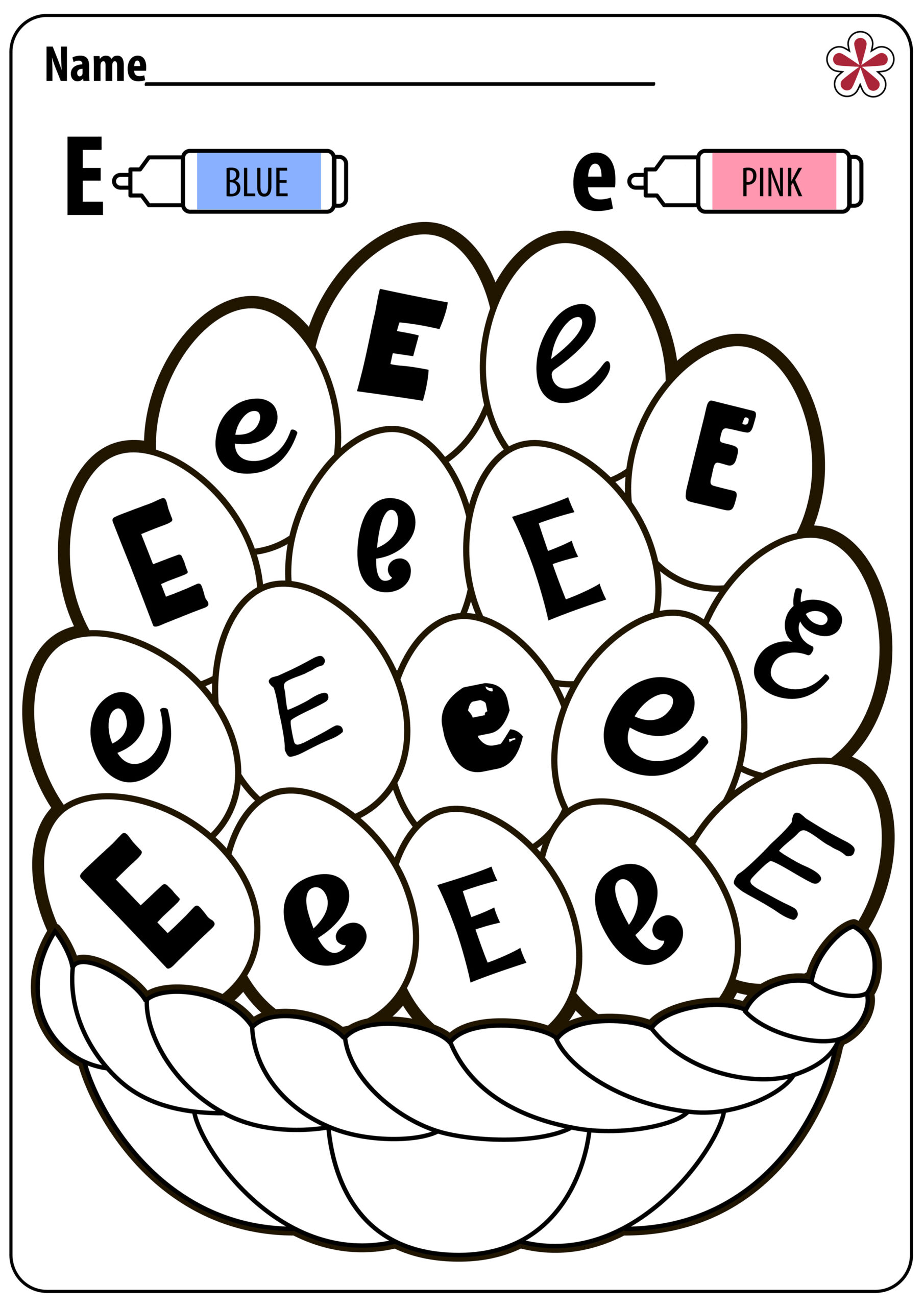 Letter E Worksheets For Kindergarten And Preschool regarding Letter E Worksheets For Toddlers