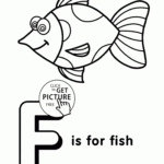 Letter F Coloring Pages Of Alphabet (F Letter Words) For With Regard To Letter F Worksheets Coloring