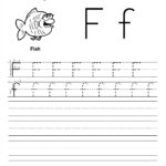 Letter F Tracing Worksheet | Writing Worksheets, Alphabet With Letter F Tracing Preschool