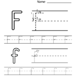 Letter F Worksheet For Preschool And Kindergarten | 교실, 어린이 Within Letter F Worksheets For Pre K