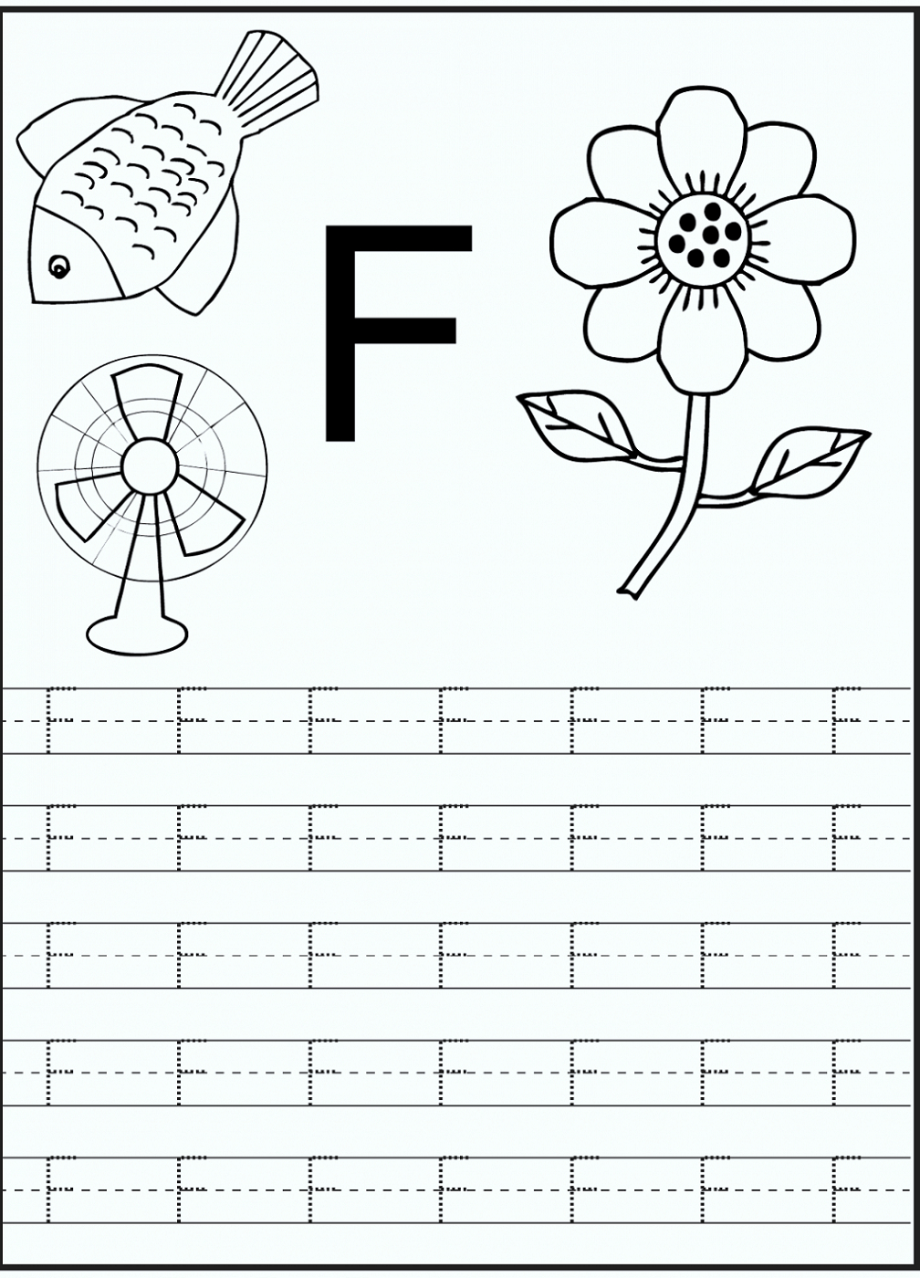 Letter F Worksheets intended for Letter F Worksheets For Toddlers