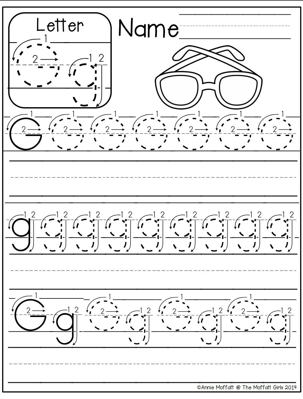 Letter G Worksheet | Alphabet Worksheets Kindergarten for Letter G Worksheets For Kindergarten