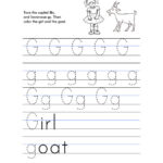 Letter G Worksheet – Tracing And Handwriting For Alphabet Tracing Uppercase And Lowercase