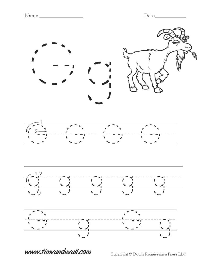 Letter G Worksheets | Preschool Alphabet Printables Regarding Alphabet A Worksheets For Preschool