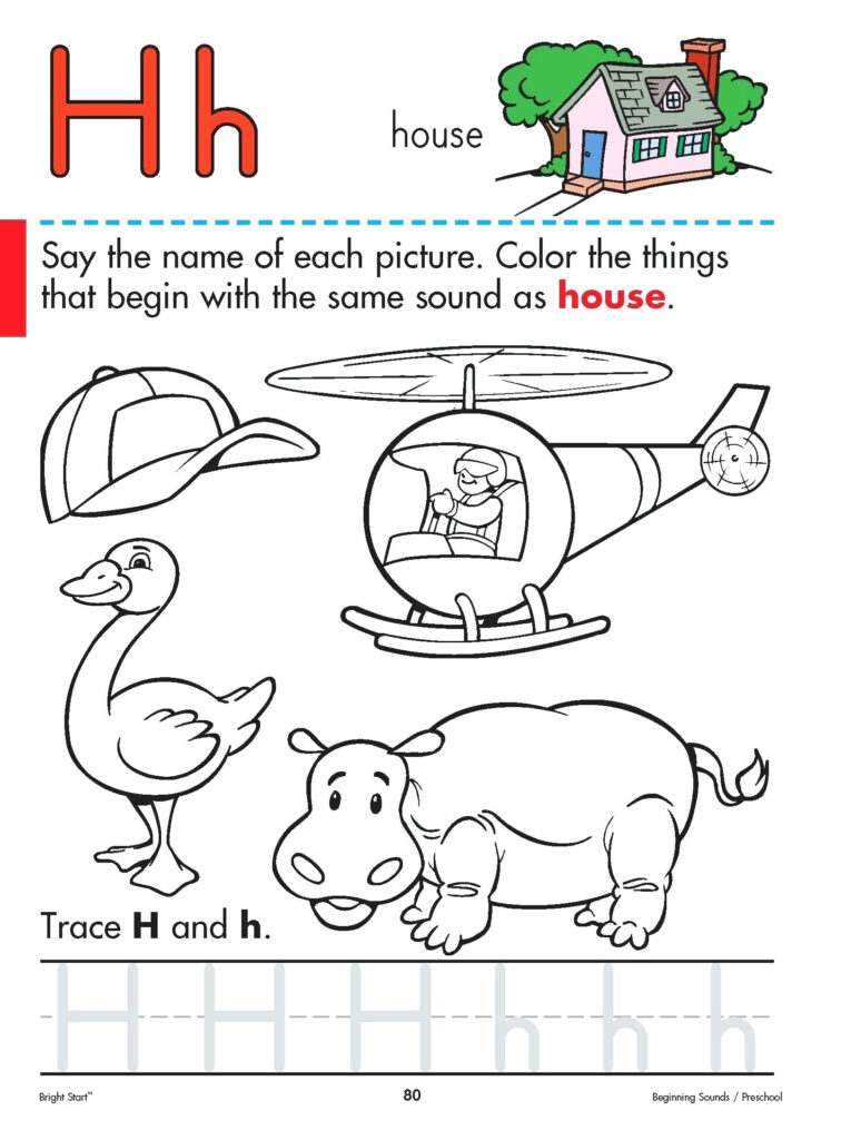 Letter H Activity For Preschool Image Result For Letter H With Regard To Letter H Worksheets Craft