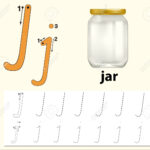 Letter J Tracing Alphabet Worksheets Illustration Regarding Letter J Alphabet Worksheets