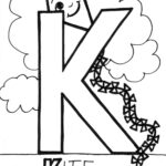Letter K Coloring Page   Coloring Home With Letter K Worksheets Twisty Noodle