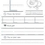 Letter L Worksheets For Kindergarten Letter L Activities For Within Letter L Worksheets For Nursery