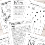 Letter M Worksheets   Alphabet Series   Easy Peasy Learners With Regard To M Letter Worksheets