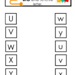 Letter Match   Interactive Worksheet Intended For Alphabet Knowledge Worksheets