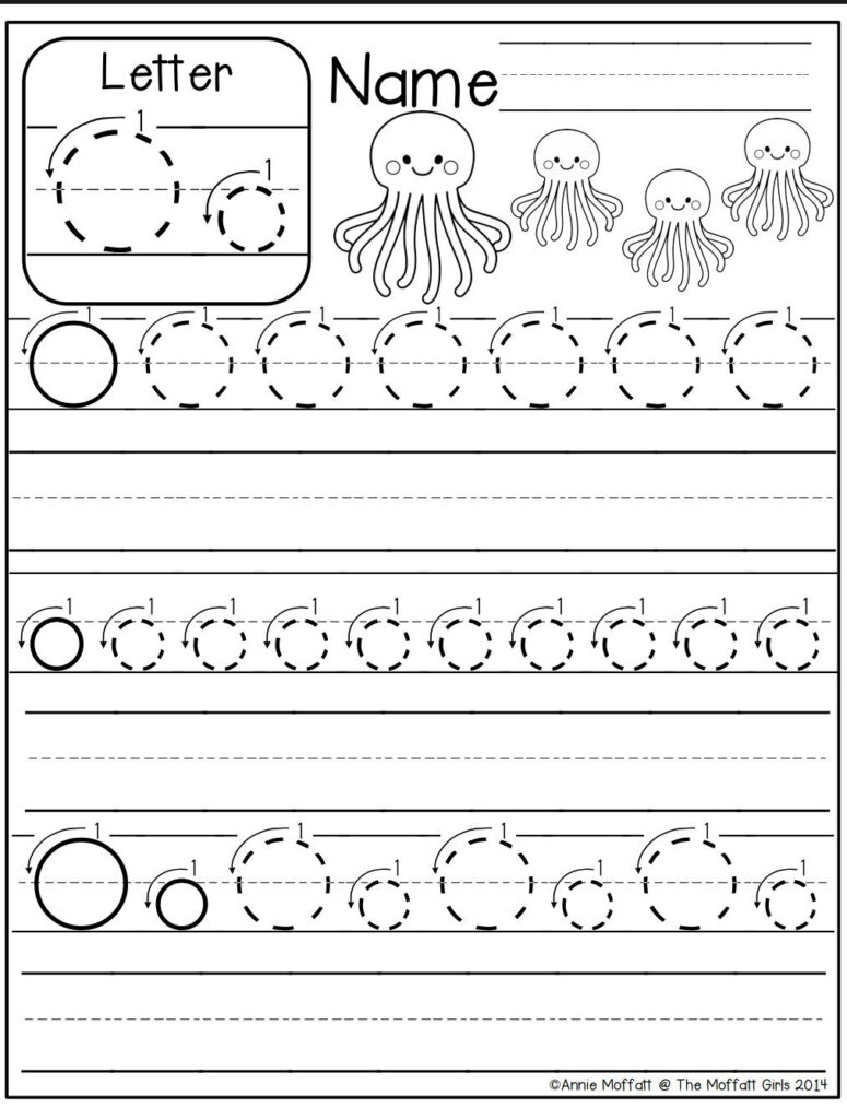 Letter O Worksheet | Alphabet Worksheets Kindergarten Inside Letter O Tracing Page