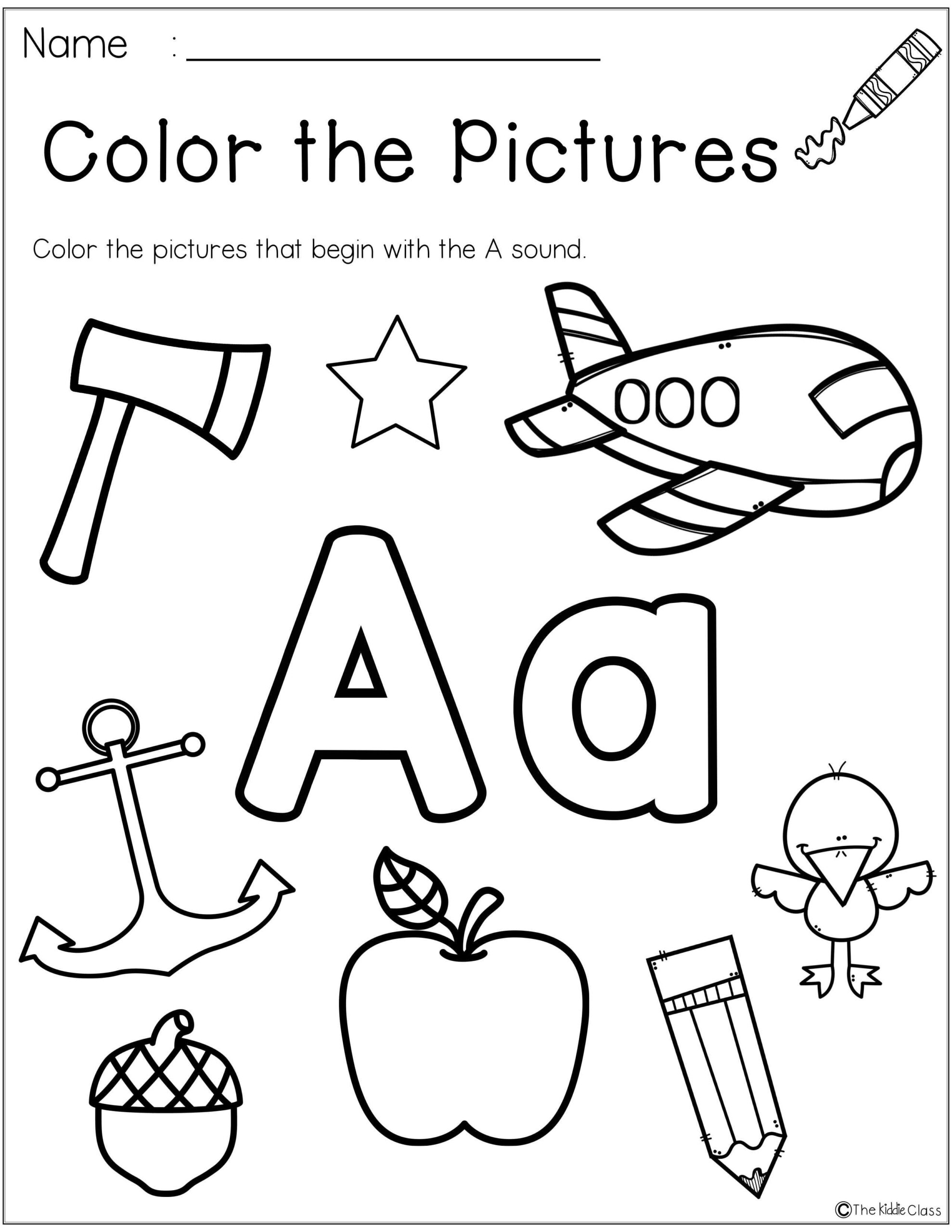 Alphabet Phonics Worksheets For Kindergarten