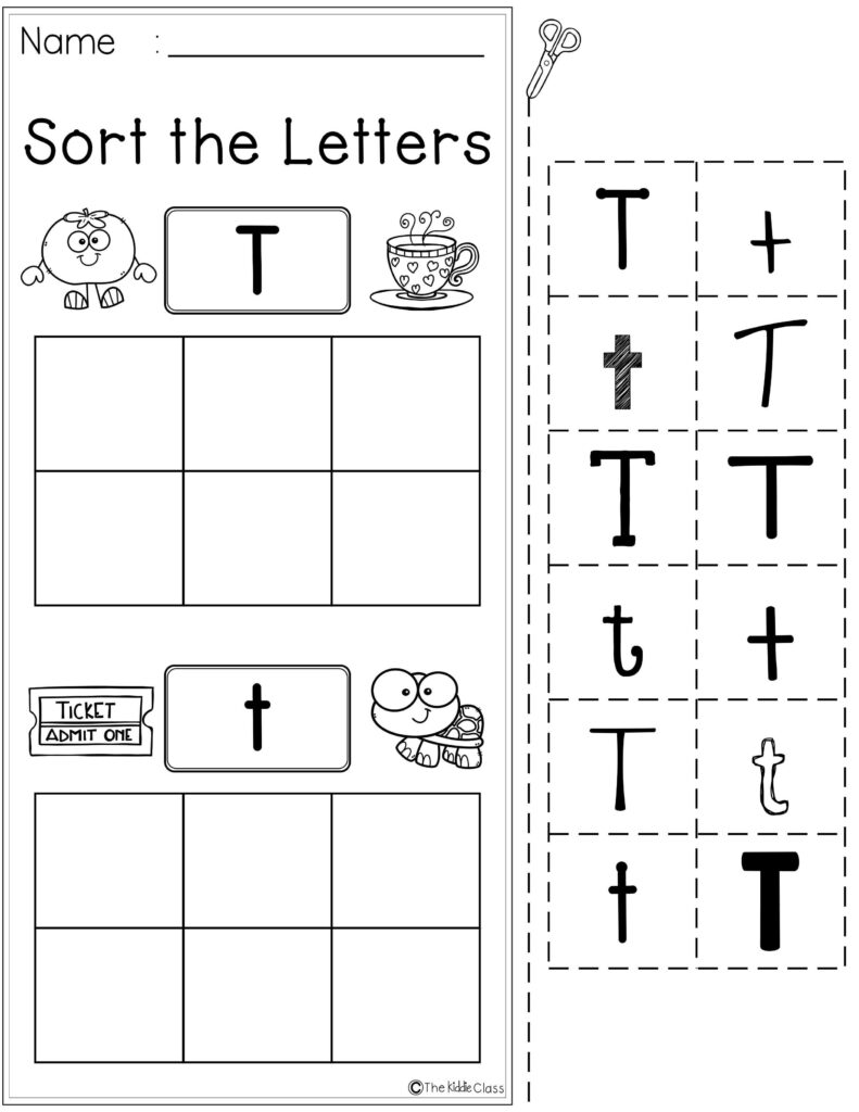 Letter Of The Week T | Letter T Activities, Lettering With Letter T Worksheets Preschool