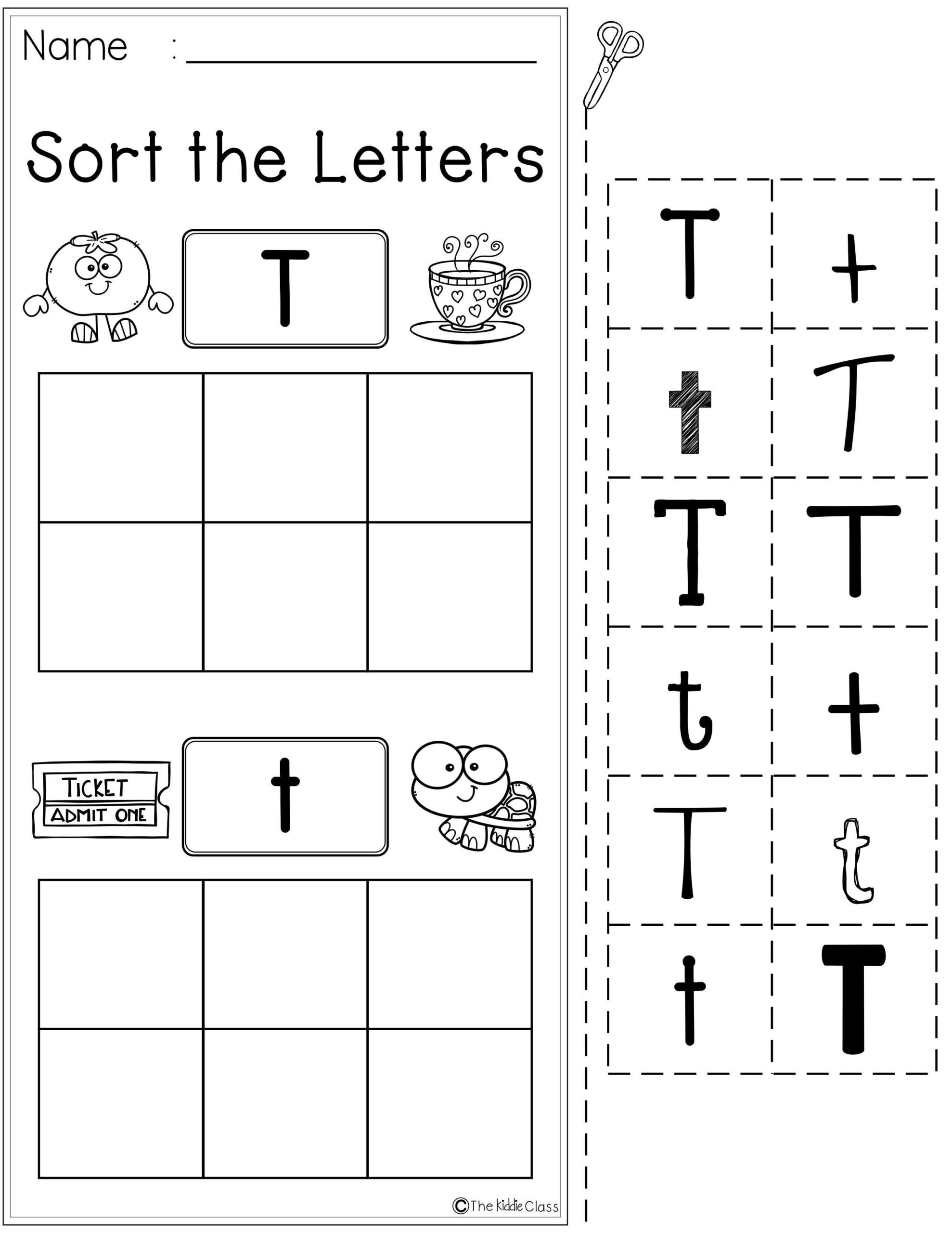 Letter Of The Week T | Letter T Activities, Lettering with Letter T Worksheets Preschool