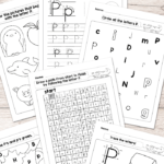 Letter P Worksheets   Alphabet Series   Easy Peasy Learners Within Letter P Tracing Paper