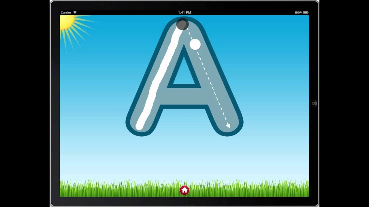 Letter Quiz Preview - Letter Tracing throughout Alphabet Tracing On Ipad