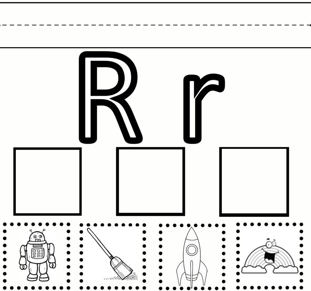 Letter R Preschool Worksheets | Preschool Learning – Letter Within Letter R Worksheets Free