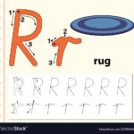Letter R Tracing Alphabet Worksheets For Alphabet R Tracing