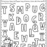 Letter Recognition Worksheets In Kindergarten Name Throughout Alphabet Recognition Worksheets