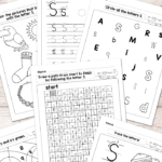Letter S Worksheets   Alphabet Series   Easy Peasy Learners Pertaining To Alphabet Worksheets Free