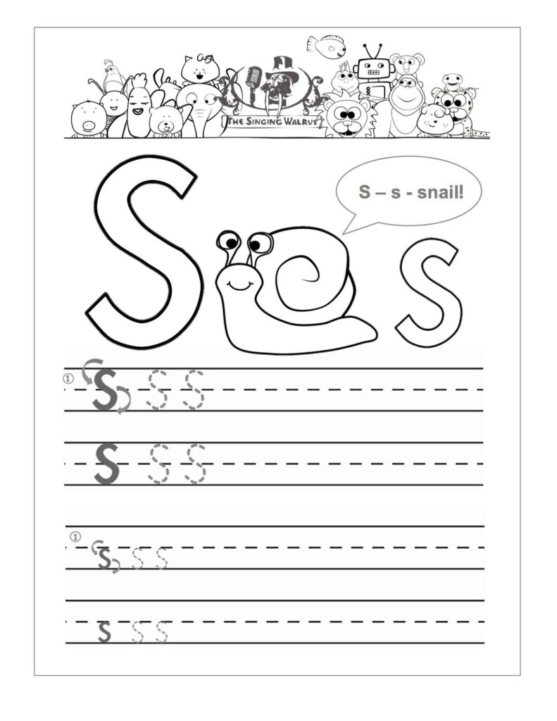 Letter S Worksheets Printable (With Images) | Letter S Within Letter S Worksheets Pdf