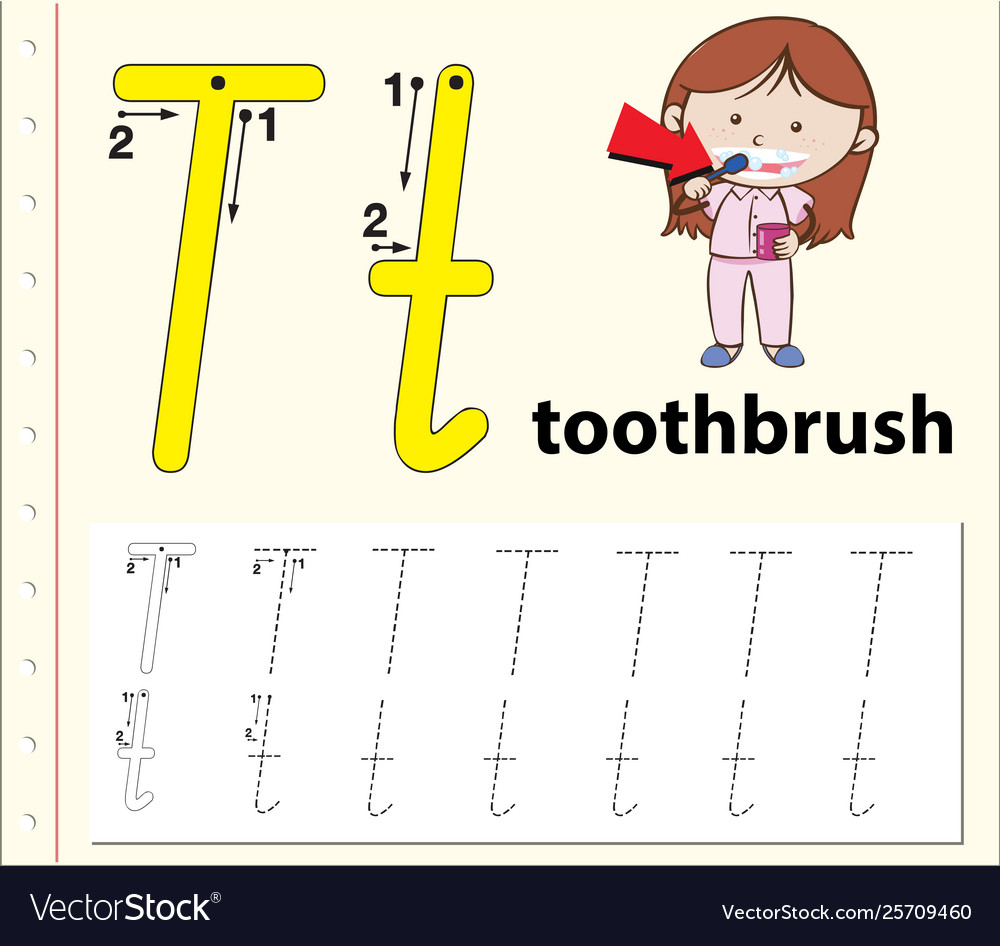 Letter T Tracing Alphabet Worksheets regarding Alphabet T Tracing