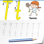Letter T Tracing Alphabet Worksheets With Alphabet Tracing Tablet