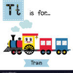 Letter T Tracing Train Regarding Alphabet Tracing Train