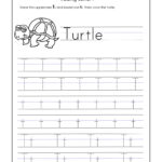 Letter T Worksheets For Kindergarten – Trace Dotted Letters Inside Alphabet T Tracing