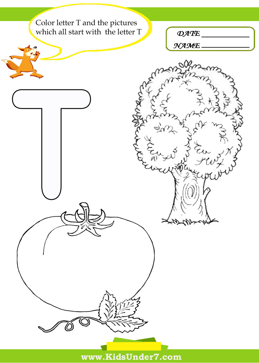 Letter T Worksheets Kindergarten &amp;amp; Letter T Worksheets intended for Letter T Worksheets Sparklebox