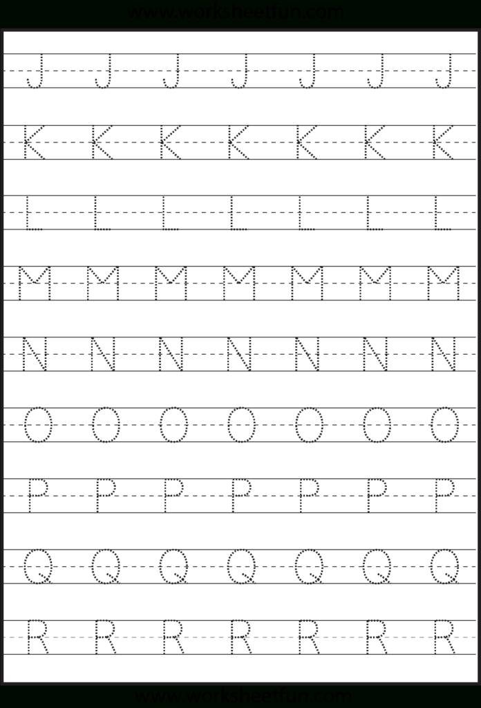 Letter Tracing | Handwriting Worksheets For Kindergarten In Alphabet Tracing Handwriting Worksheets