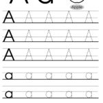 Letter Tracing Worksheets (Letters A   J) For Letter Worksheets A
