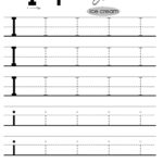 Letter Tracing Worksheets (Letters A   J) With Letter H Tracing Page