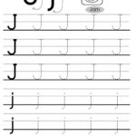 Letter Tracing Worksheets (Letters A   J) With Regard To Tracing Letter J Preschool