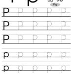 Letter Tracing Worksheets (Letters K   T) Regarding Letter P Tracing Page