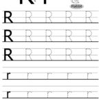 Letter Tracing Worksheets (Letters K   T) Throughout Letter R Worksheets For Kindergarten Pdf
