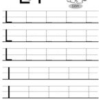 Letter Tracing Worksheets (Letters K   T) With Regard To I Letter Tracing