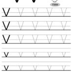 Letter Tracing Worksheets (Letters U   Z) In 2020 | Letter For Letter V Tracing Preschool